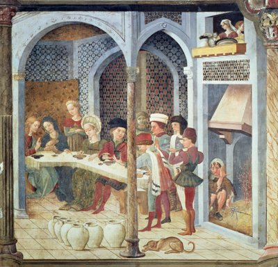 The Marriage at Cana, 1470 by Andrea Delitio